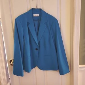 Calvin Klein lined blazer